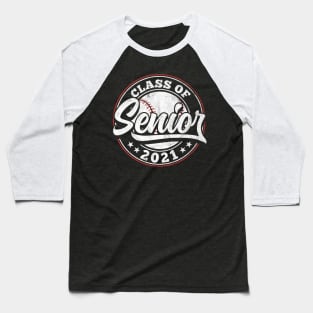 Class Of 2021 Senior Baseball Player Graduation Gift Baseball T-Shirt